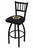 Boston Bruins 25" Swivel Counter Stool with Black Wrinkle Finish  