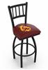 Arizona State (Sparky) 25" Swivel Counter Stool with Black Wrinkle Finish  