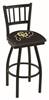 Colorado 25" Swivel Counter Stool with Black Wrinkle Finish  