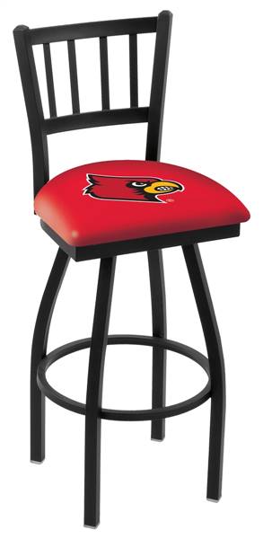 Louisville 25" Swivel Counter Stool with Black Wrinkle Finish  