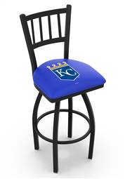 Kansas City Royals 25" Swivel Counter Stool with Black Wrinkle Finish  