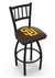 San Diego Padres 25" Swivel Counter Stool with Black Wrinkle Finish  