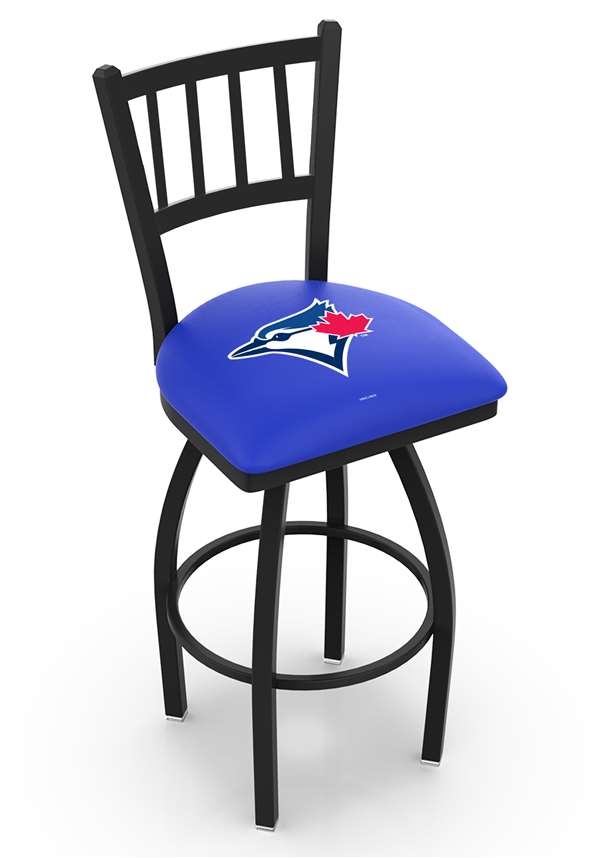 Toronto Blue Jays 25" Swivel Counter Stool with Black Wrinkle Finish  