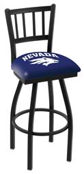 Nevada 25" Swivel Counter Stool with Black Wrinkle Finish  