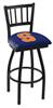 Syracuse 25" Swivel Counter Stool with Black Wrinkle Finish  