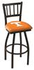 Tennessee 25" Swivel Counter Stool with Black Wrinkle Finish  