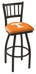 Tennessee 25" Swivel Counter Stool with Black Wrinkle Finish  