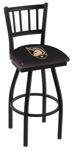 US Military Academy (ARMY) 25" Swivel Counter Stool with Black Wrinkle Finish  