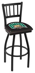 Ohio University 25" Swivel Counter Stool with Black Wrinkle Finish  