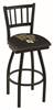 L018 Wake Forest 25" Swivel Counter Stool with Black Wrinkle Finish  