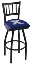 Xavier 25" Swivel Counter Stool with Black Wrinkle Finish  