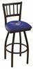 U.S. Air Force 30" Swivel Bar Stool with Black Wrinkle Finish  