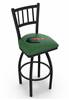 UAB 30" Swivel Bar Stool with Black Wrinkle Finish  