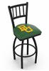 Baylor 30" Swivel Bar Stool with Black Wrinkle Finish  