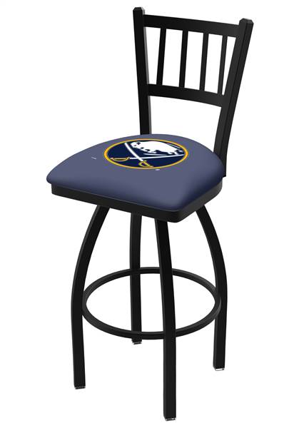 Buffalo Sabres 30" Swivel Bar Stool with Black Wrinkle Finish  