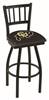 Colorado 30" Swivel Bar Stool with Black Wrinkle Finish  