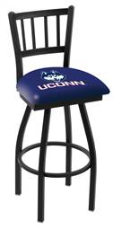 Connecticut 30" Swivel Bar Stool with Black Wrinkle Finish  