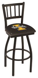 Idaho 30" Swivel Bar Stool with Black Wrinkle Finish  