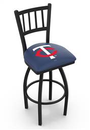 Minnesota Twins 30" Swivel Bar Stool with Black Wrinkle Finish  