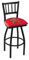 Maryland 30" Swivel Bar Stool with Black Wrinkle Finish  