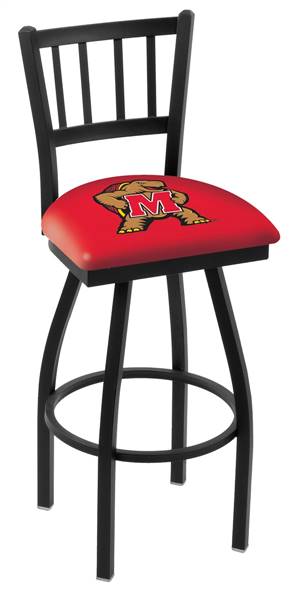 Maryland 30" Swivel Bar Stool with Black Wrinkle Finish  