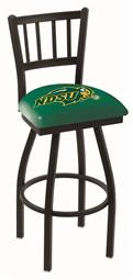 North Dakota State 30" Swivel Bar Stool with Black Wrinkle Finish  