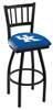 Kentucky "UK" 30" Swivel Bar Stool with Black Wrinkle Finish  