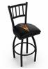 Arizona State (Pitchfork) 36" Swivel Bar Stool with Black Wrinkle Finish  