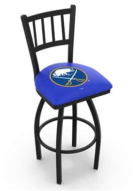 L018 Buffalo Sabres 36" Swivel Bar Stool with Black Wrinkle Finish  