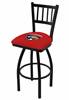 L018 Florida Panthers 36" Swivel Bar Stool with Black Wrinkle Finish  