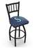 Seattle Mariners 36" Swivel Bar Stool with Black Wrinkle Finish  