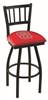 North Carolina State 36" Swivel Bar Stool with Black Wrinkle Finish  