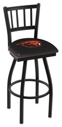 Oregon State 36" Swivel Bar Stool with Black Wrinkle Finish  