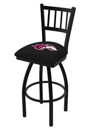 Southern Illinois 36" Swivel Bar Stool with Black Wrinkle Finish  