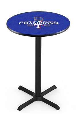 L211 Texas Rangers - 2023 World Series Champions  Pub Table Height 36 inch, Top 30 inch