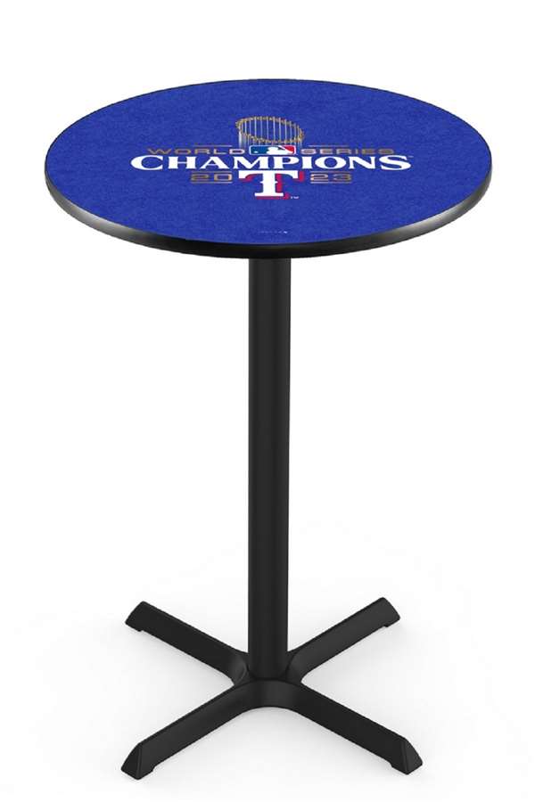 L211 Texas Rangers - 2023 World Series Champions  Pub Table Height 42 inch, Top 36 inch