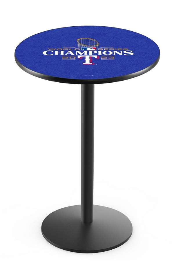 L214 Texas Rangers - 2023 World Series Champions  Pub Table Height 42 inch, Top 36 inch