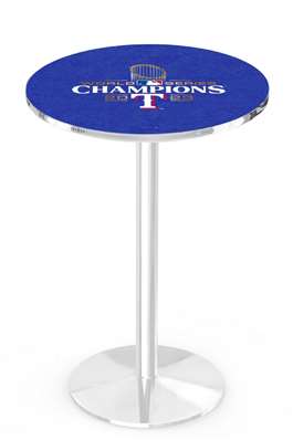 L214 Texas Rangers - 2023 World Series Champions  Pub Table Height 36 inch, Top 30 inch