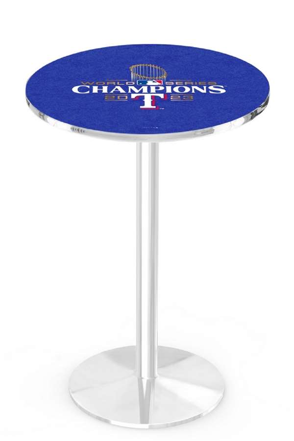 L214 Texas Rangers - 2023 World Series Champions  Pub Table Height 36 inch, Top 36 inch