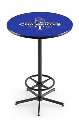L216 Texas Rangers - 2023 World Series Champions  Pub Table Height 42 inch, Top 30 inch