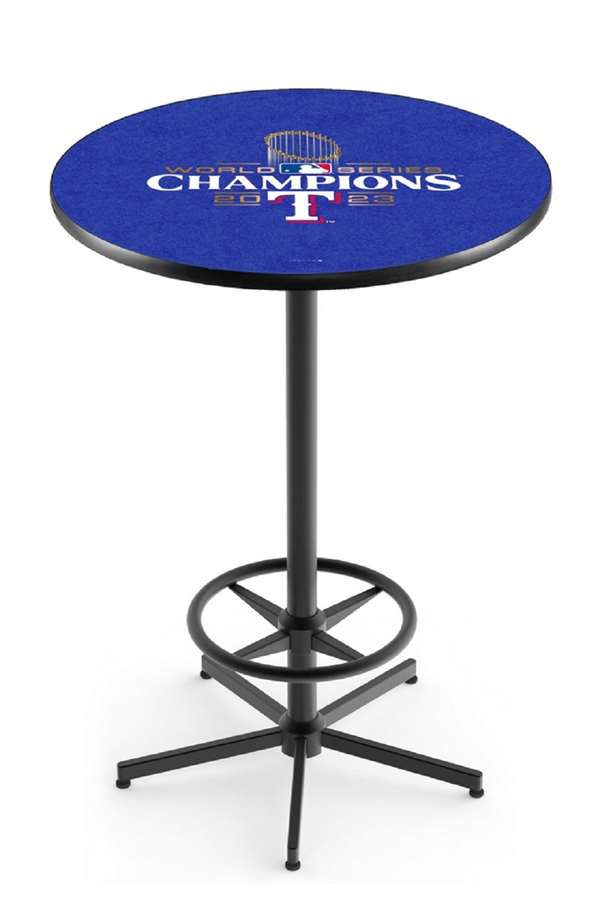 L216 Texas Rangers - 2023 World Series Champions  Pub Table Height 42 inch, Top 36 inch