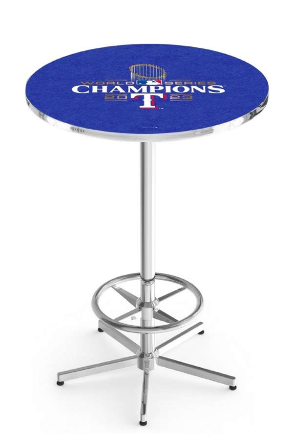 L216 Texas Rangers - 2023 World Series Champions  Pub Table Height 42 inch, Top 30 inch