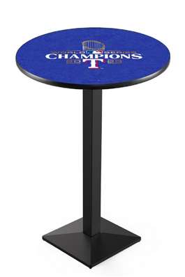 L217 Texas Rangers - 2023 World Series Champions  Pub Table Height 36 inch, Top 30 inch
