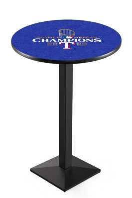 L217 Texas Rangers - 2023 World Series Champions  Pub Table Height 36 inch, Top 36 inch