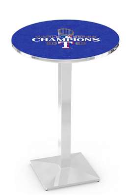 L217 Texas Rangers - 2023 World Series Champions  Pub Table Height 36 inch, Top 36 inch