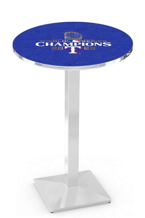 L217 Texas Rangers - 2023 World Series Champions  Pub Table Height 42 inch, Top 36 inch