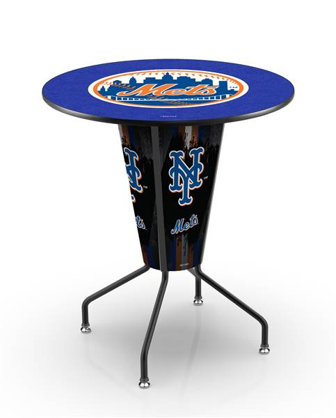 New York Mets 42 inch Tall Indoor Lighted Pub Table