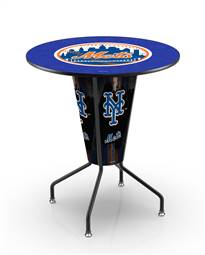 New York Mets 42 inch Tall Indoor/Outdoor Lighted Pub Table