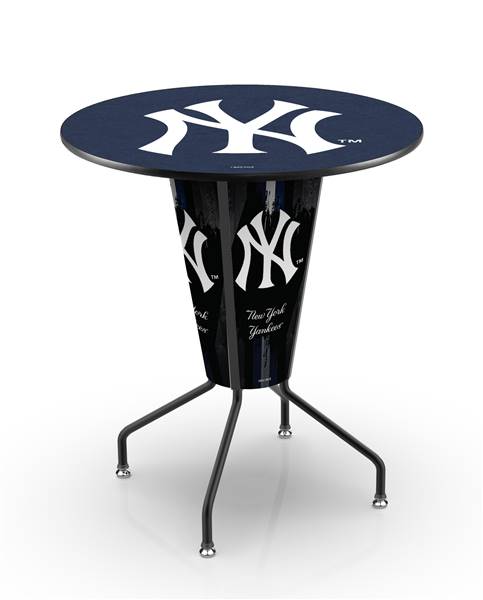 New York Yankees 42 inch Tall Indoor Lighted Pub Table