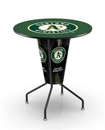 Oakland Athletics 42 inch Tall Indoor Lighted Pub Table
